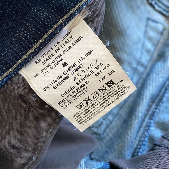 Diesel Liv Straight Leg Jeans - Picture 7 of 14